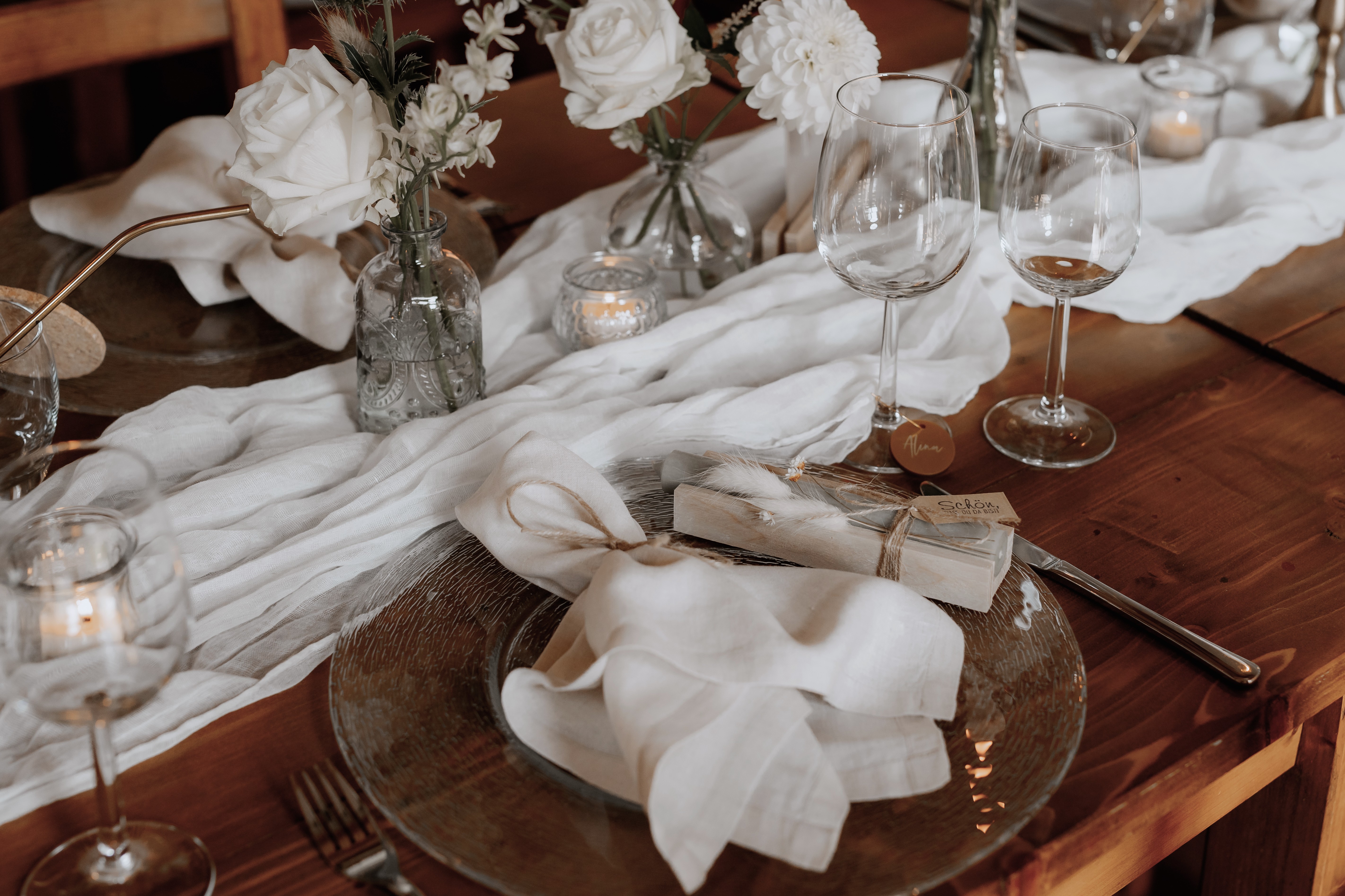 Glasplatzteller Struktur